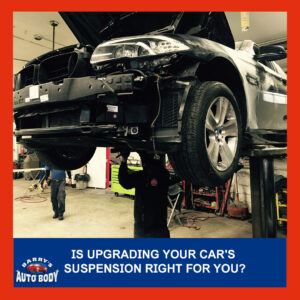 A Suspension Specialist Repairing A Car's Suspension at Barrys Auto Body