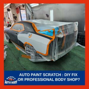 The Paint Scratch Dilemma: DIY Fix or Professional Body Shop?