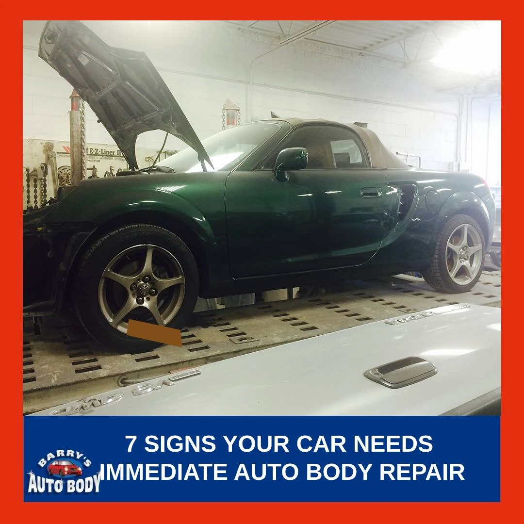 7 Signs Your Car Needs Immediate Auto Body Repair