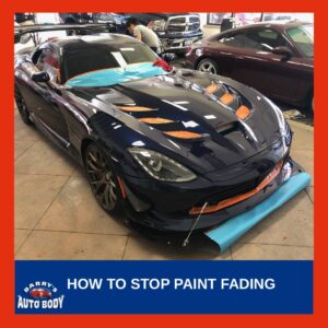 Restoring faded car paint using polishing and protective coating to improve gloss and prevent future fading